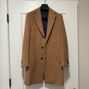 Men’s Suitsupply Pure Camel Overcoat